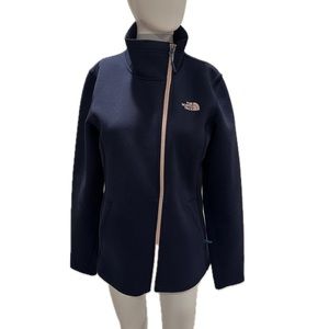 North Face Navy Side Zip Sweater Size M